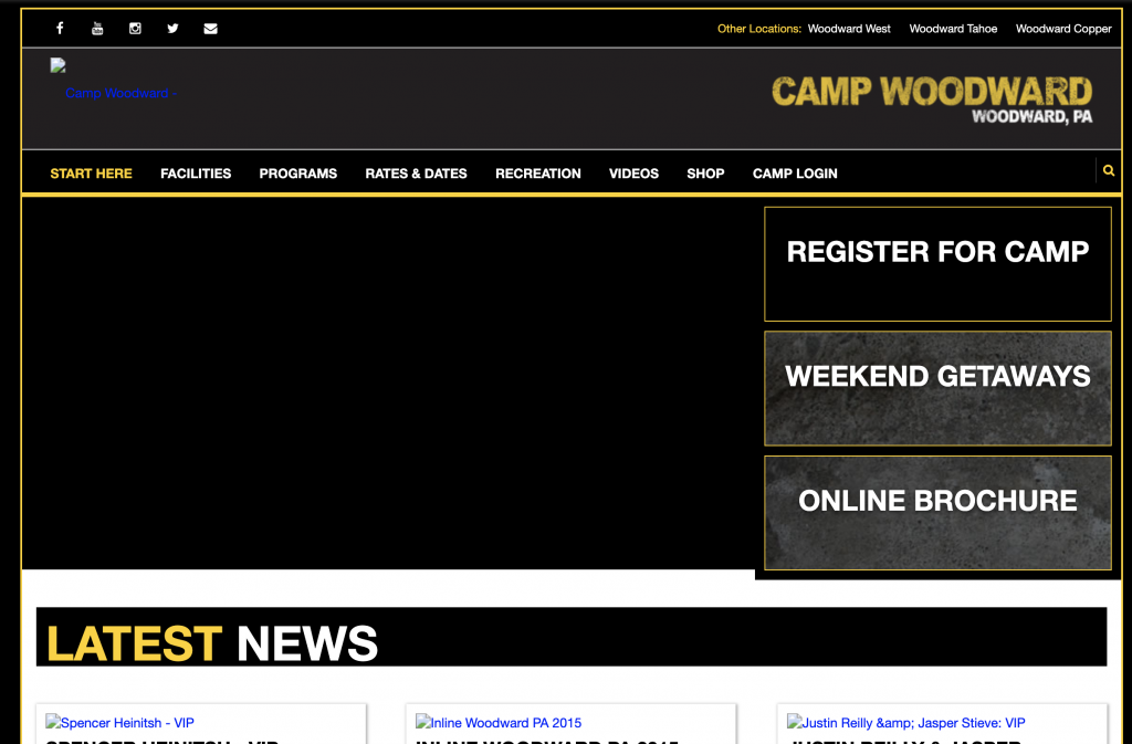 Woodward Camp Websites